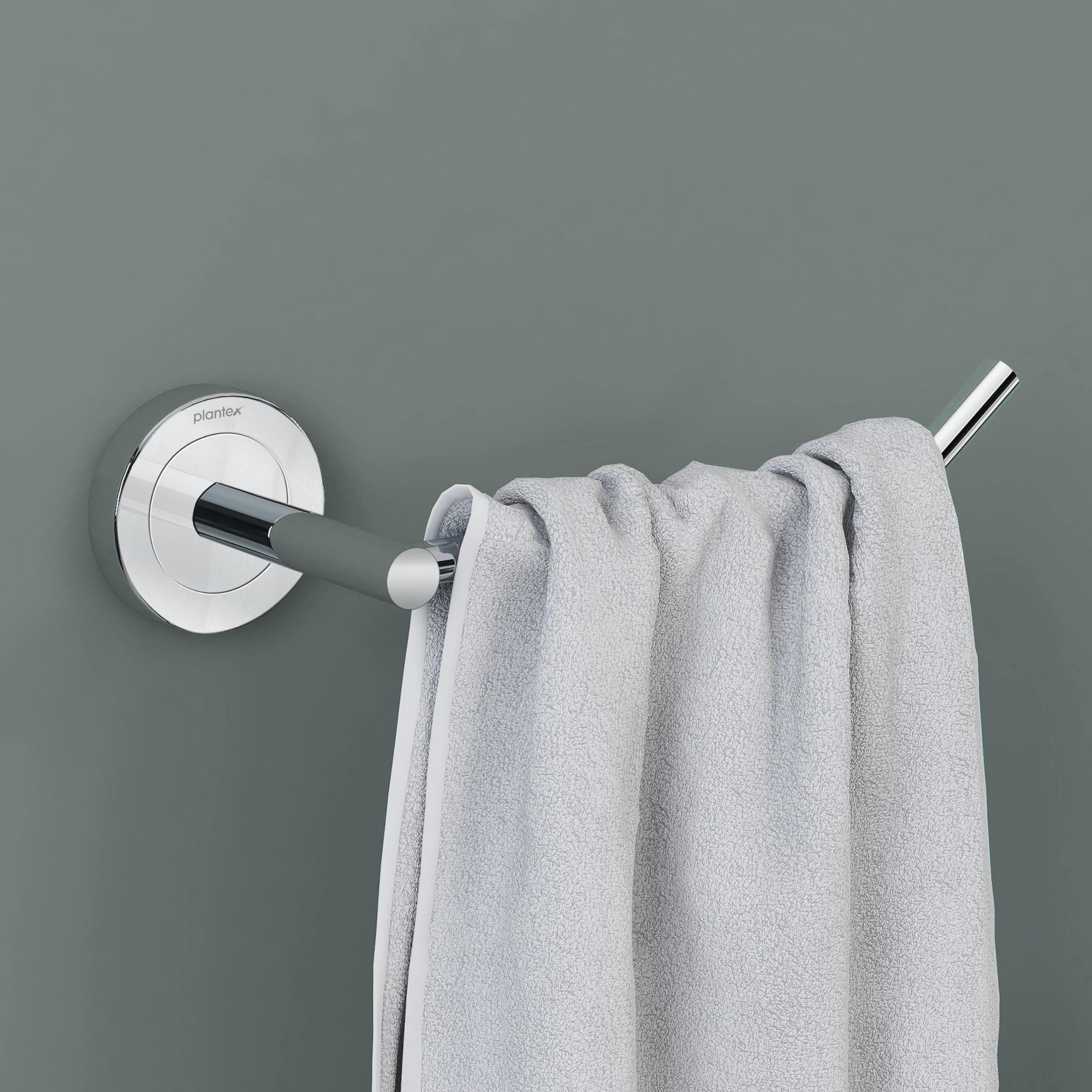 Plantex Stainless Steel Towel Holder for Bathroom