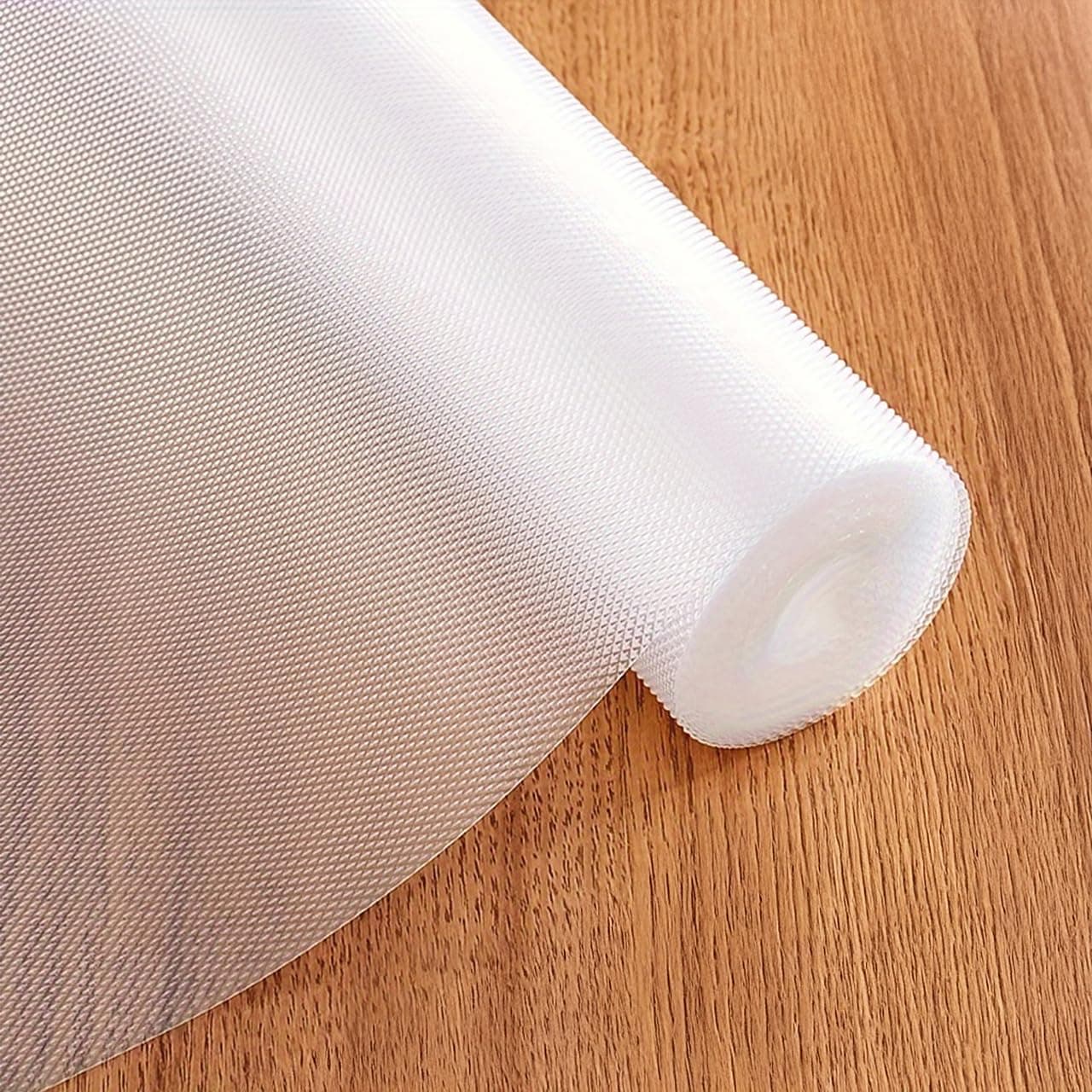 EVA Food Grade Anti-Slip Shelf Liner Mat for Fridge, Wardrobe & Kitchen β Washable Transparent 5m Roll