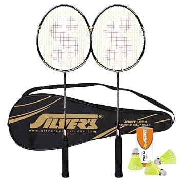 Silver's Jointless Aluminium Alloy Composite Impulse Badmint at ₹779 – Amazon