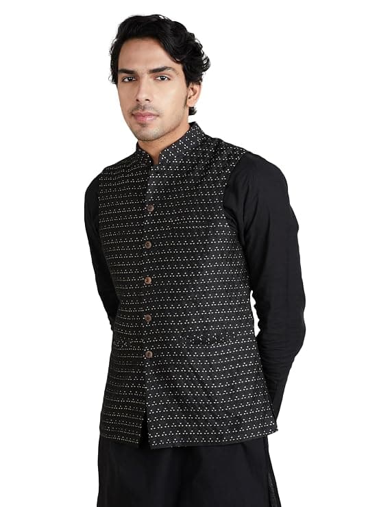 Amazon Brand - Symbol Men Lightweight Nehru Jacket at ₹499 – Amazon