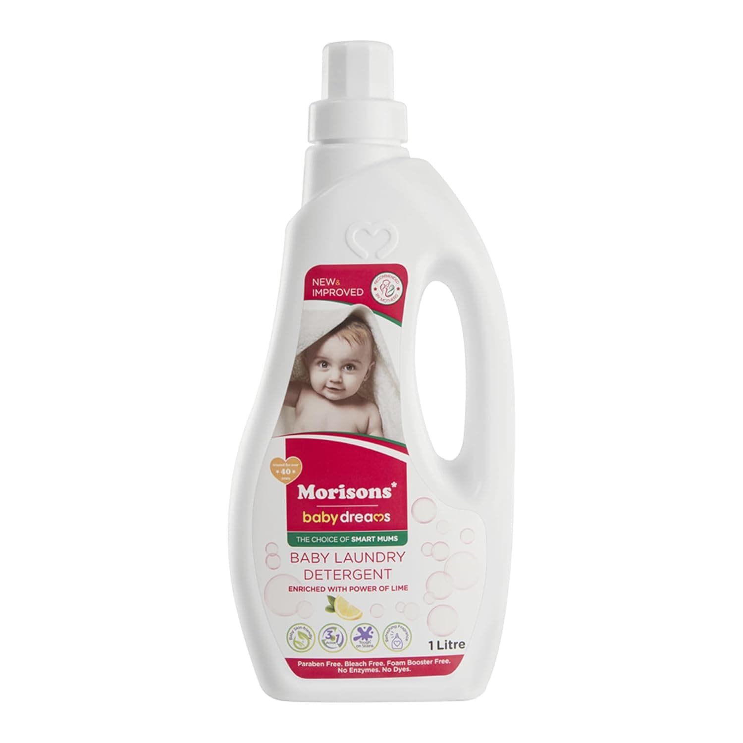 Morisons Baby Dreams Baby Laundry Detergent | Tough on Stains | Safe for babies | Refreshing Fragrance | No harsh chemicals | 1 Ltr at ₹299 – Amazon
