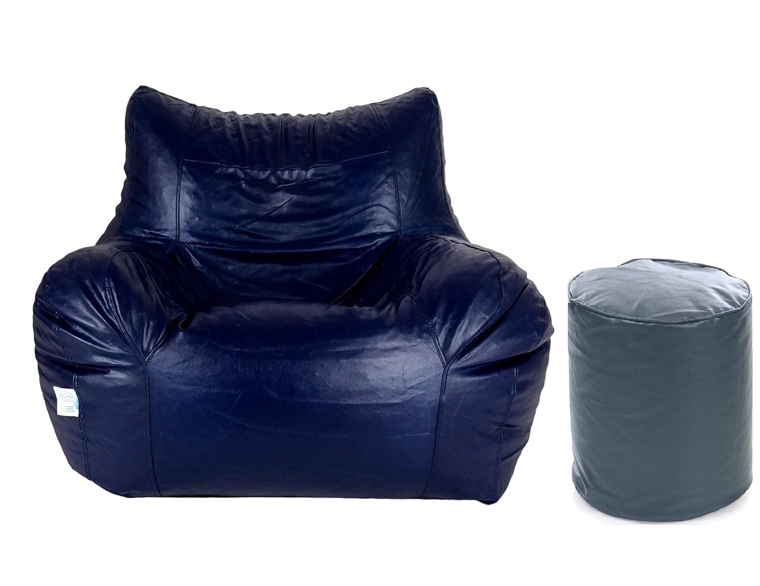 GUNJ Jumbo Arm Chair & Footstool Combo Bean Bag Cover (Jumbo at ₹799 – Amazon