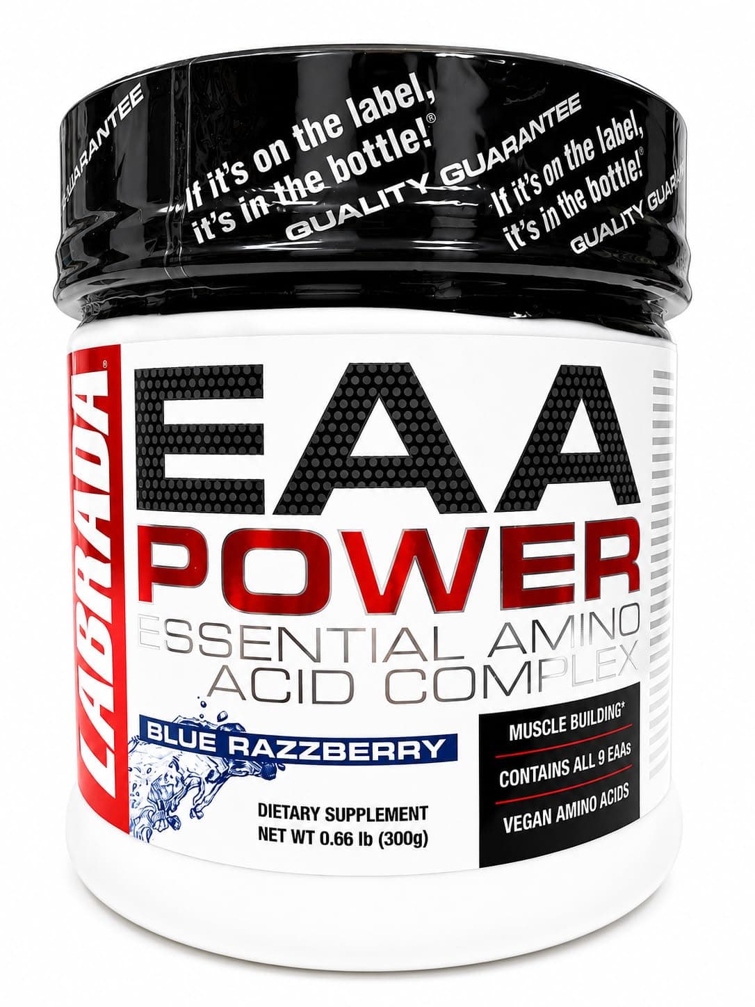 Labrada EAA POWER Essential Amino Acid Complex Powder (6.57g EAAs, Muscle Building, Vegan, 30 Servings) - 0.66 lbs (Pack of 300g) (Blue Razz at ₹1469 – Amazon