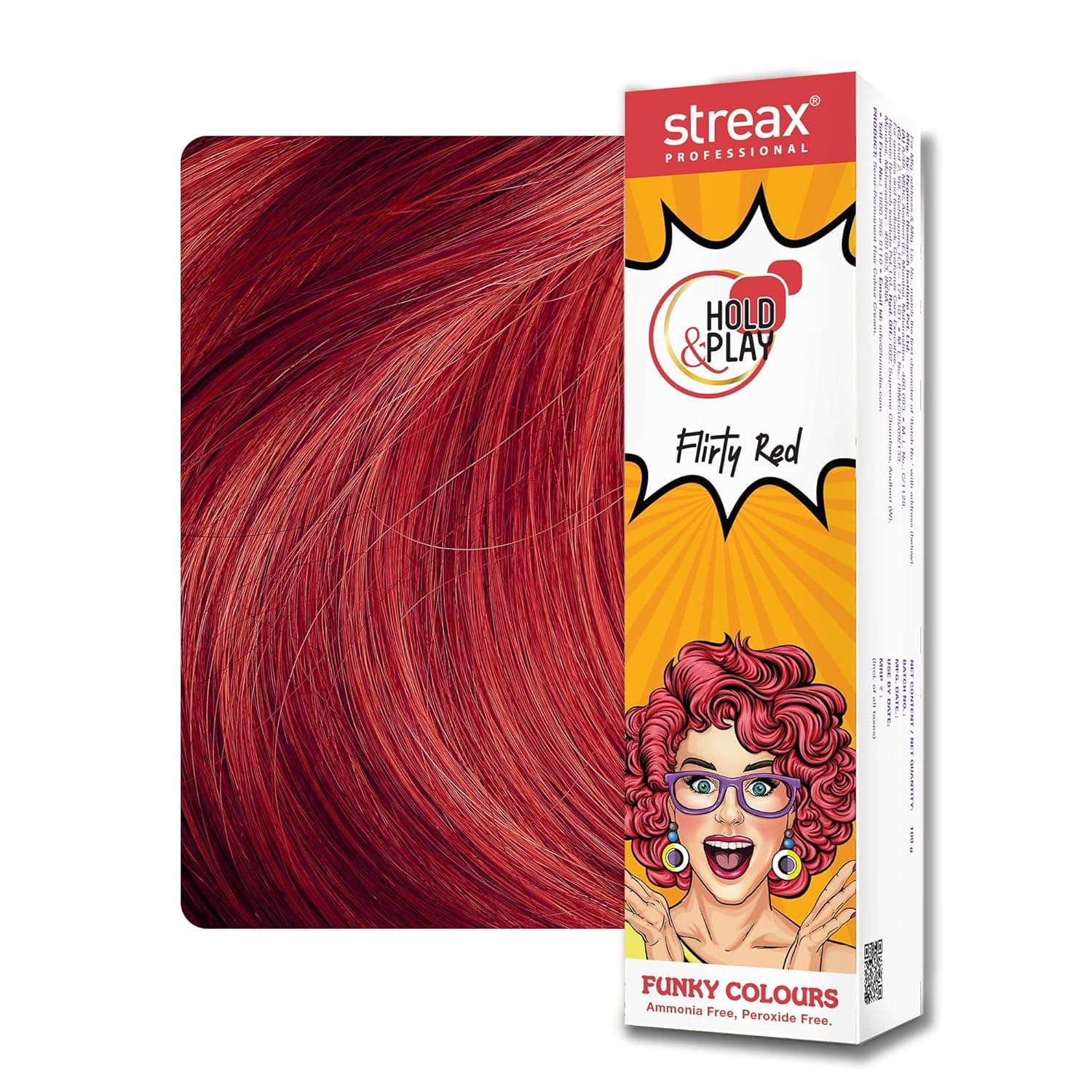 Streax Professional Hold and Play Funky Colours, Hair Color, 100g - Groovry Pink at ₹243 – Amazon