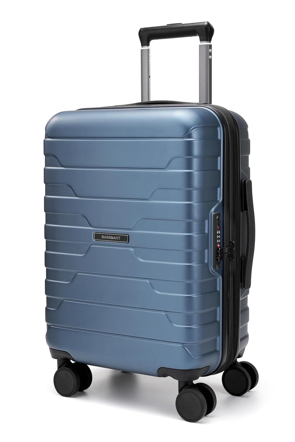 BAGSMART Carry On Luggage Airline Approved with Spinner Wheels, RoyalBlue, 20 inch, Expandable Luggage with Spinner Wheels at ₹2079 – Amazon