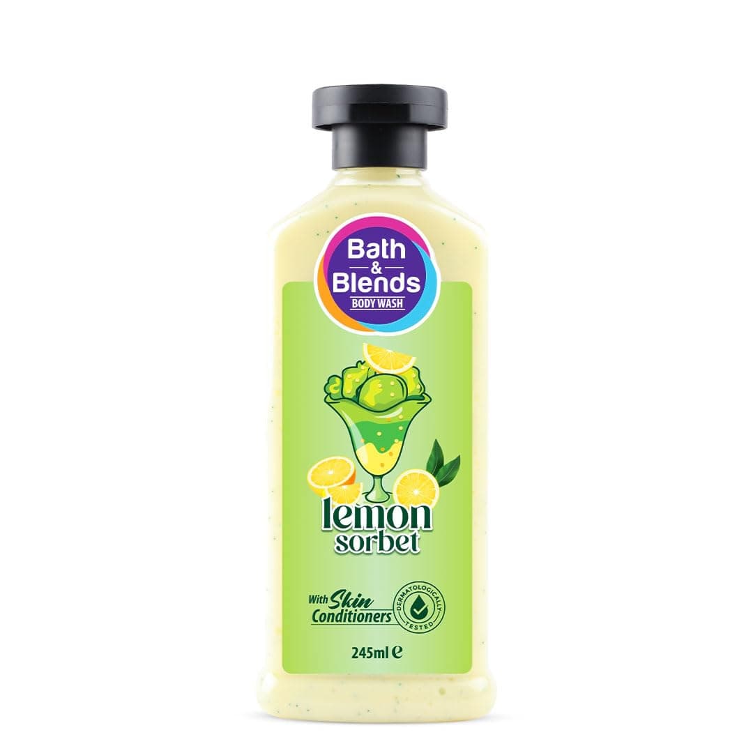Bath & Blends Lemon Sorbet Body Wash | Hydrate and Moisturize Skin | No Paraben | 245 Ml at ₹120 – Amazon