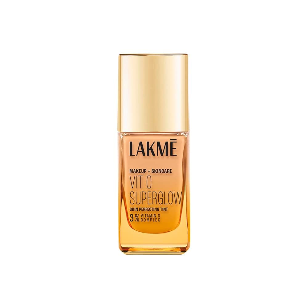 Lakme Makeup+Skincare VitC Superglow Skin Perfecting Tint Warm Crème W120 25ml Rs. 68 - Amazon at ₹68 (83% Off) – Amazon