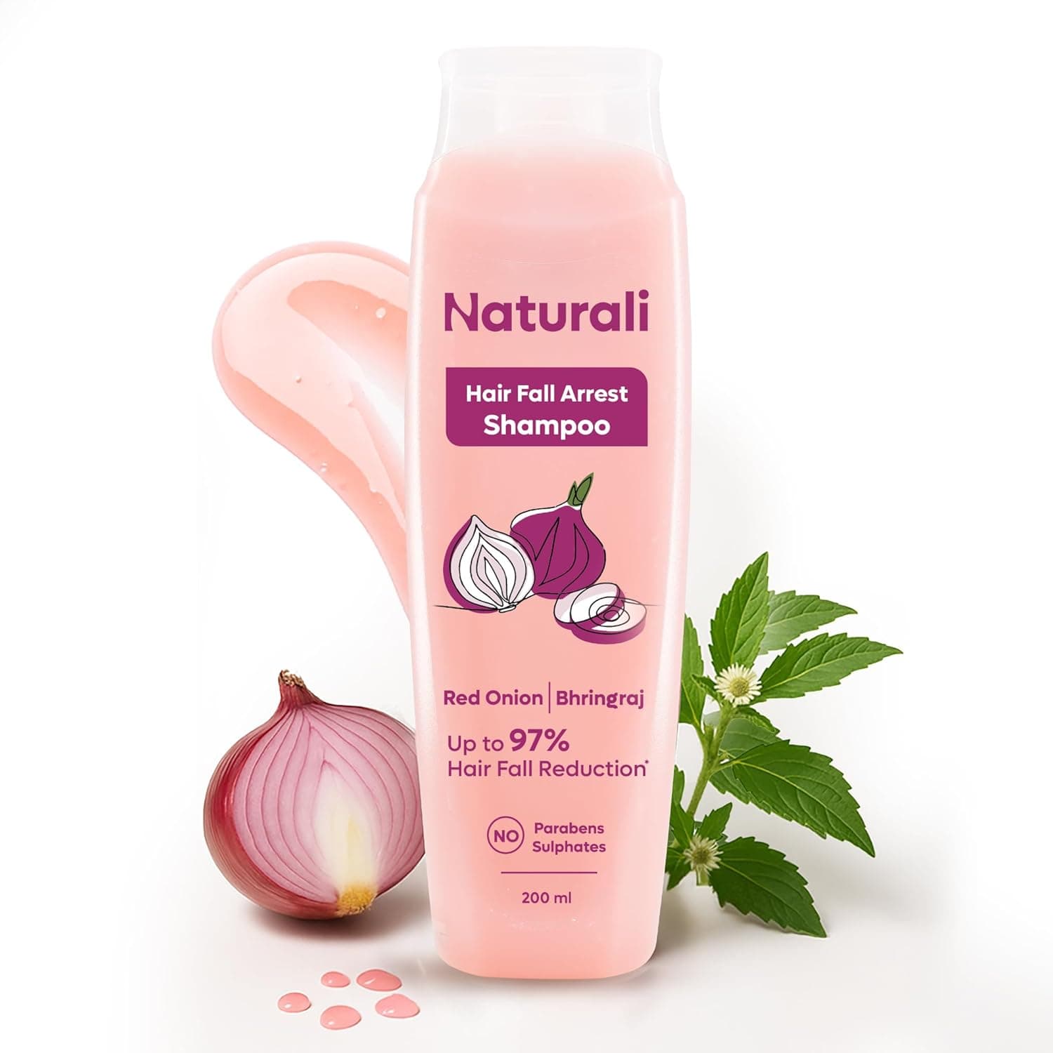 Naturali Hairfall Arrest Shampoo with Red Onion & Bhringraj at ₹239 – Amazon