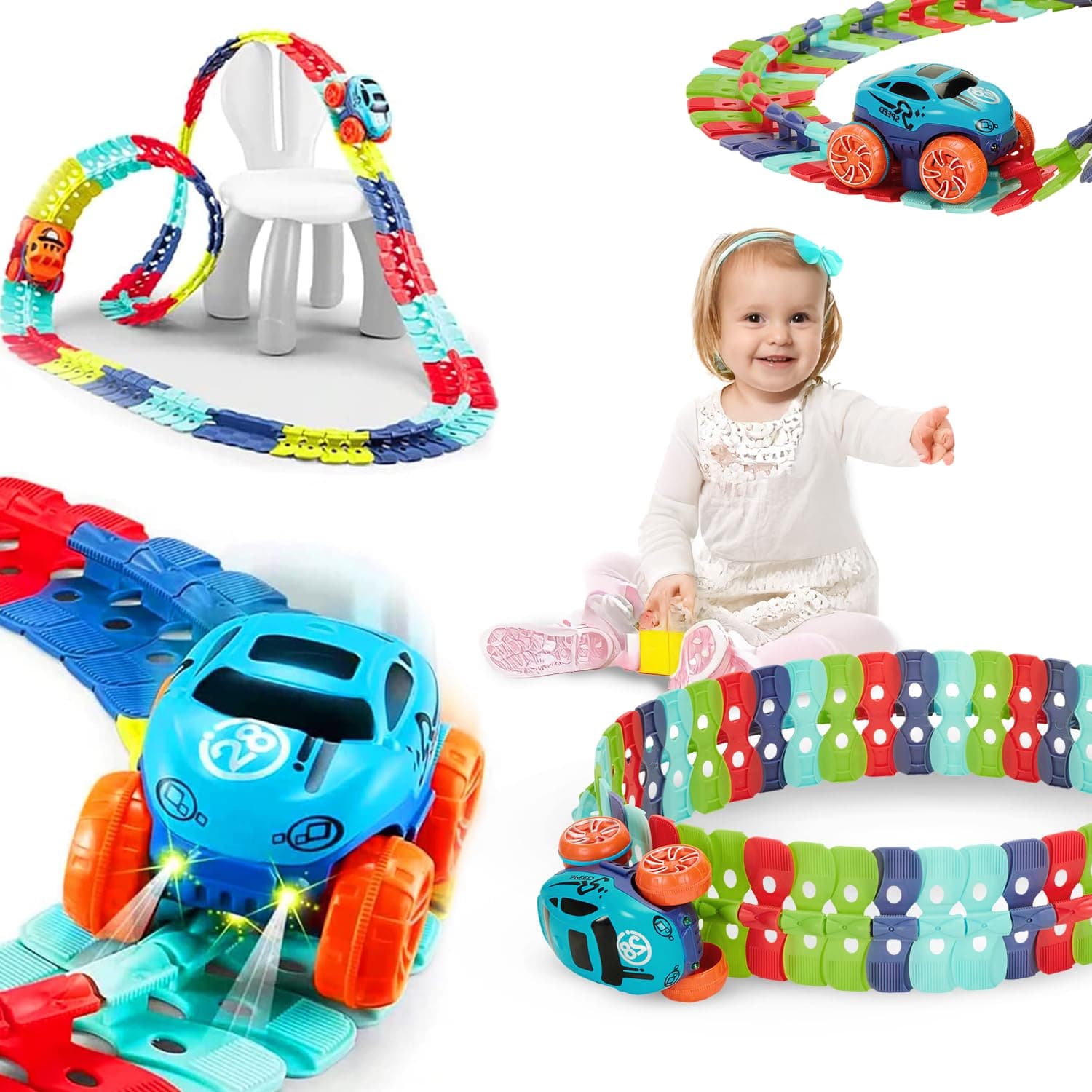 Amazon Brand - Jam & Honey - Monster Wheels Track Set - 102 at ₹432 – Amazon