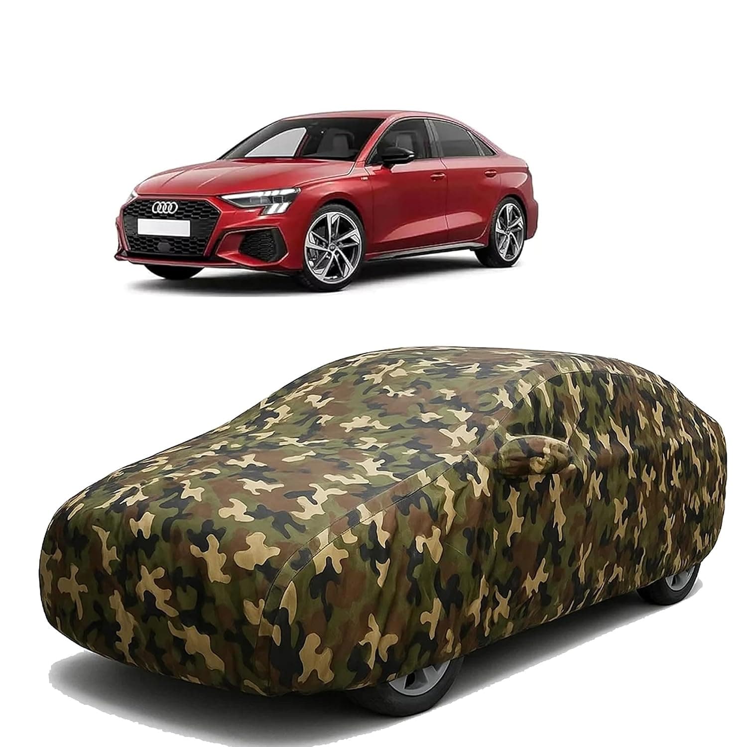Sulfar 100% Waterproof Car Body Cover Compatible with Mirror at ₹496 – Amazon