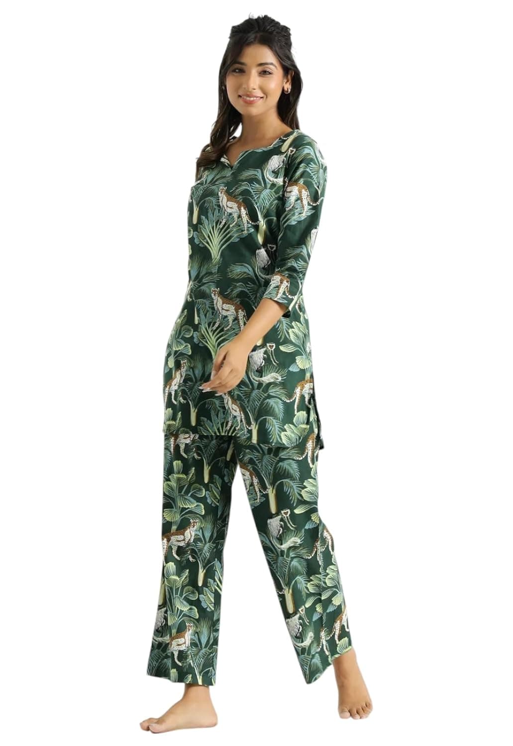 LookMark Women's Viscose Rayon Printed Stitched Kurta with P at ₹298 – Amazon