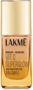 Lakmé VitC Srglow Skin Perfecting Tint Warm Crme W120 Foundation at ₹68 (85% Off) – Flipkart