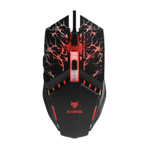 EVOFOX Spirit Wired Ergonomic Optical Gaming Mouse 7200 DPI Gaming Sensor, 6 Buttons, Huano Switches, Braided Cable with RGB at ₹299 (63% Off) – Flipkart