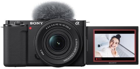 SONY ZV-E10K/BQ IN5 Mirrorless Camera Body with SELP16502 mm Lens at ₹63990 (9% Off) – Flipkart