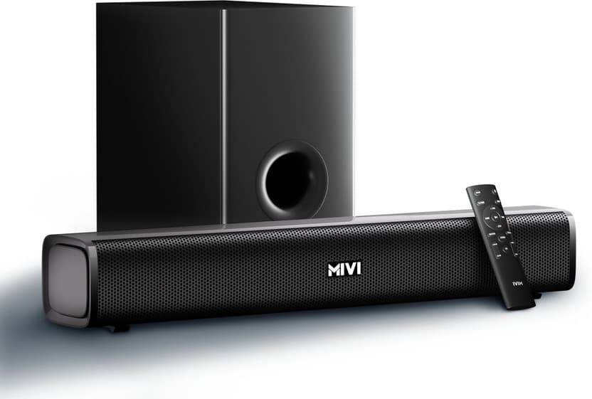 Mivi Fort Sonic 150 2.1 Channel Soundbar with EQ Modes and Bluetooth 5.1 at ₹2999 – Flipkart